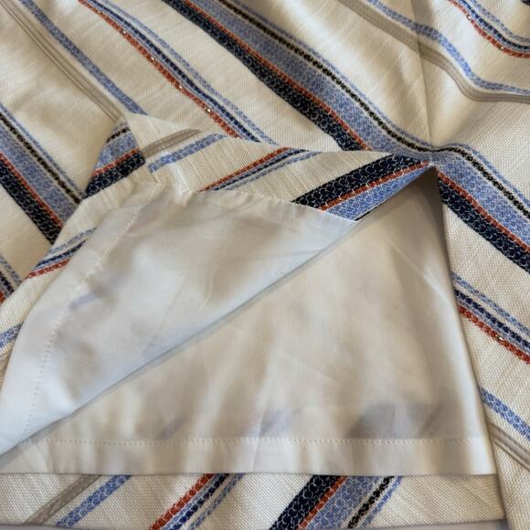 White House Black Market Women’s Diagonal Striped Midi Pencil Skirt 12 (A0132) - Picture 4 of 7